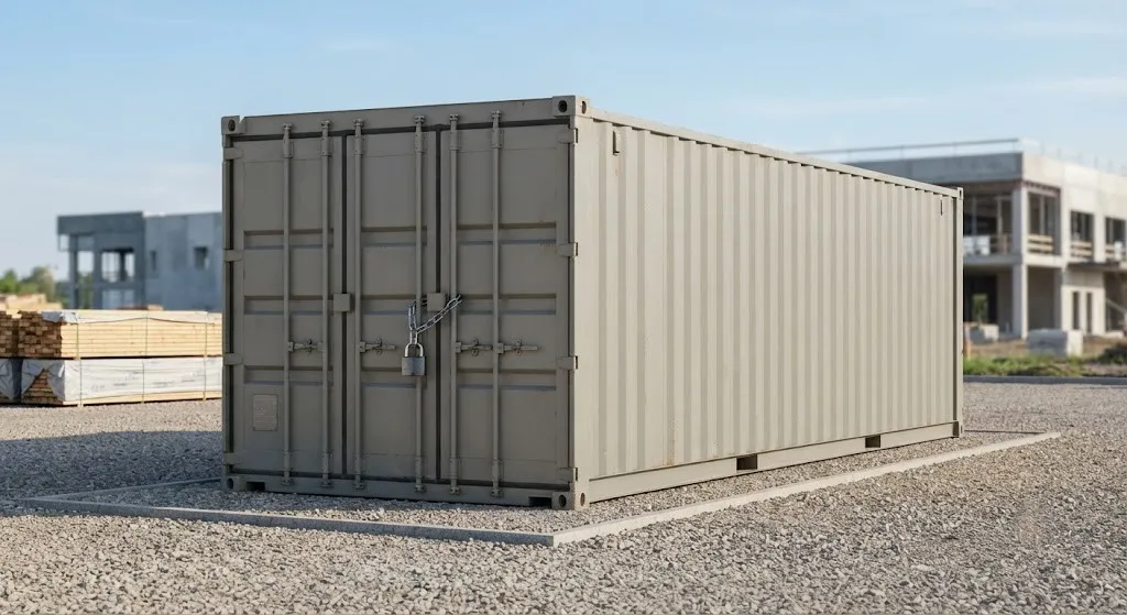 Porta potty in winter